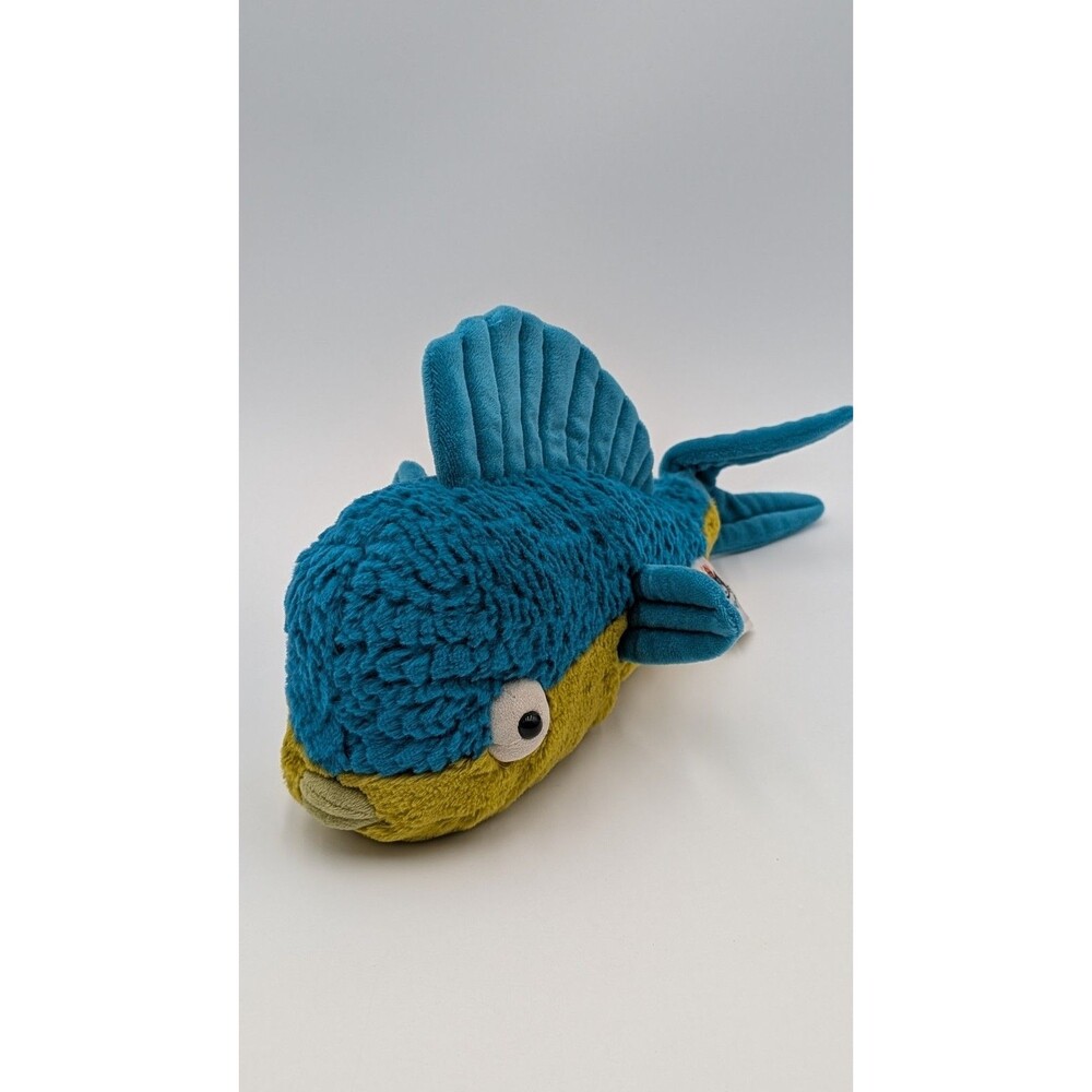 Jellycat Delano Dorado Fish Plush Stuffed Animal Retired 13"